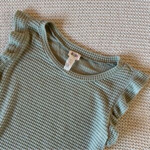 Bibi Waffle Knit Top